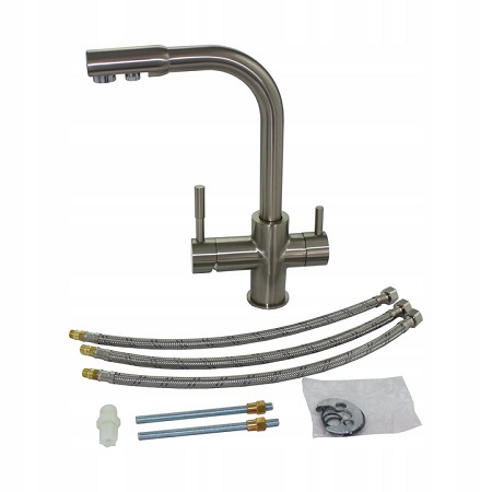 WYLEWKA BATERIA TRÓJDROŻNA SATYNA OSMOZA RO HYDRO= - obrazek 2